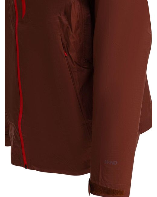 Patagonia Red "Granite Crest Rain Jacket" Technical Jacket