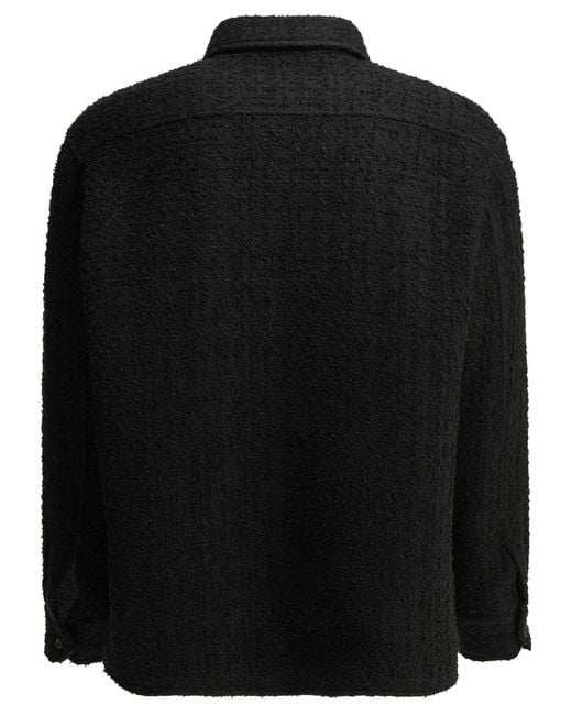 Valentino Black Vgold Overshirt Jacket for men