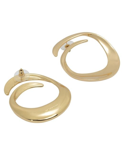Self-Portrait Metallic Spiral Earrings