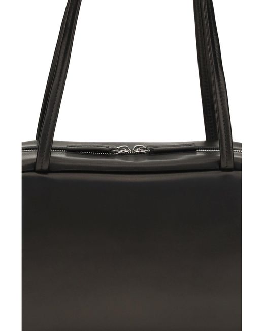 The Row Black Astra Shoulder Bag