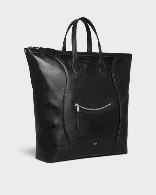 Céline Black "Vertical Cabas" Medium Bag