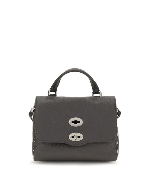 Zanellato Black Baby Postina Daily Handbag Vulcano