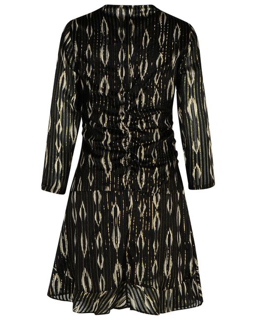 Isabel Marant Black 'Octavia' Silk Dress