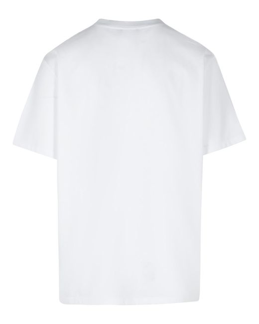 Balmain Gray Cotton T-Shirt for men