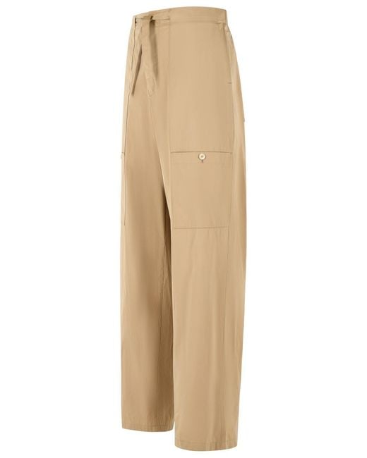 Jil Sander Natural 'Cereal' Cotton Pants for men