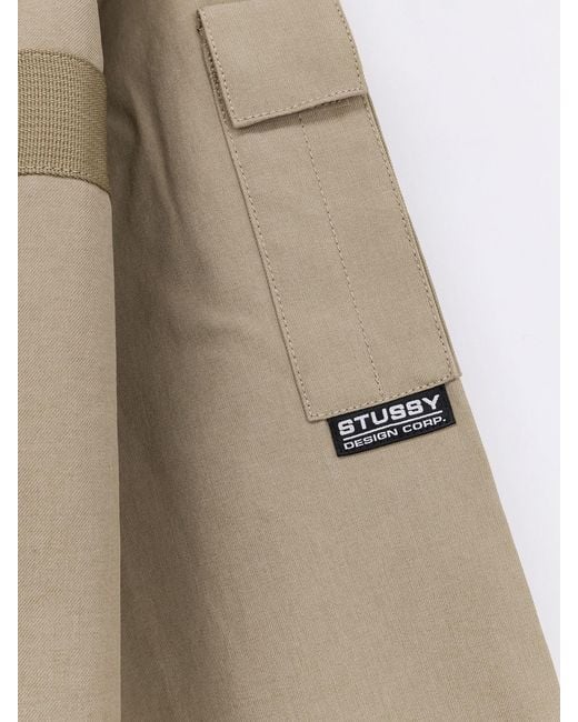 Stussy Natural Mechanic Jacket With Grosgrain Band for men