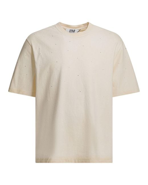 Golden Goose Deluxe Brand White "star" T-shirt for men