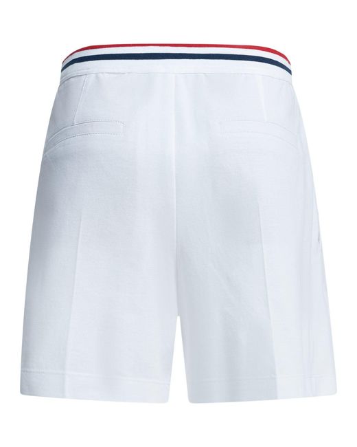Brunello Cucinelli Blue Formal Cotton Shorts