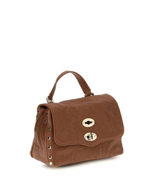 Zanellato Brown Postina Officina Suede Bag