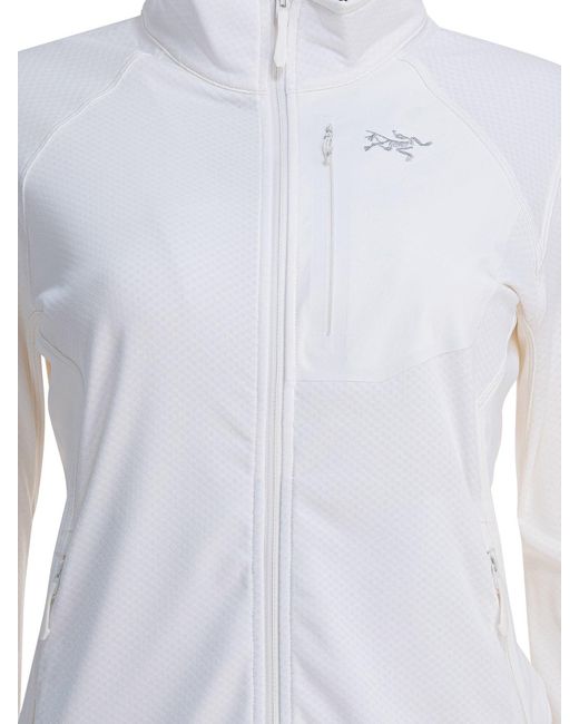 Arc'teryx White "Delta" Technical Jacket