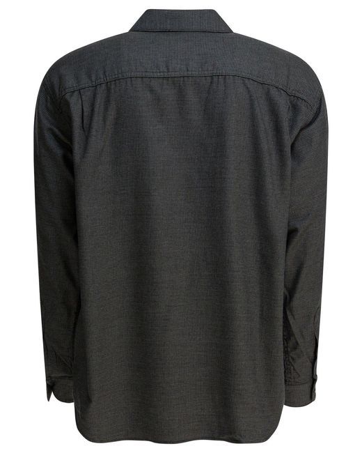 Comme des Garçons Black Cotton Overshirt Jacket