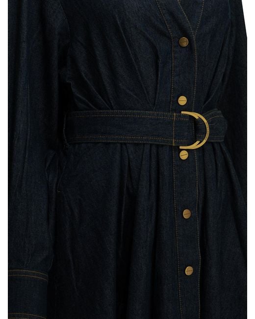 Zimmermann Blue Midi Shirtdress