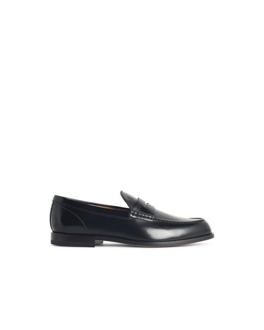 Tod's Blue Leather Loafers for men