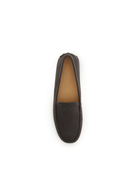 Tod's White Gommini Loafers
