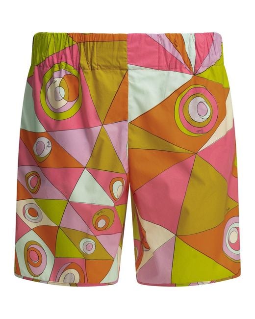 Emilio Pucci Multicolor "Angoli" Short