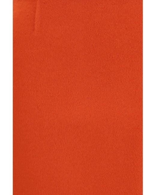 P.A.R.O.S.H. Orange P.A.R.O..H. Wool Mini Skirt