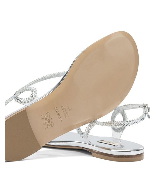 Casadei White Sandals