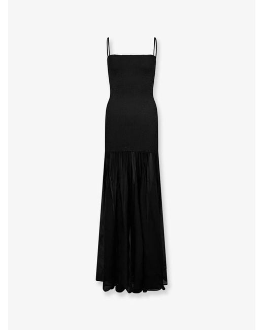 Hunza G Black The Original Crinkle Dress