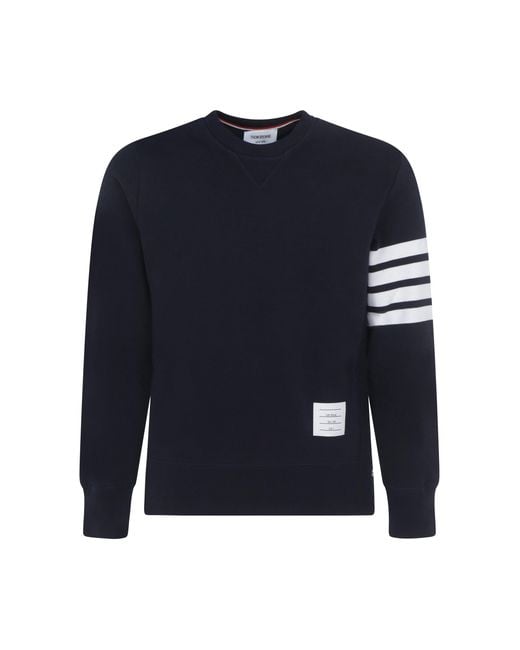 Thom Browne Blue Hoodie for men