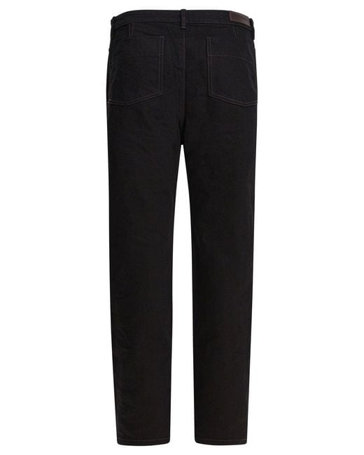 Lemaire Black "Twisted" Jeans