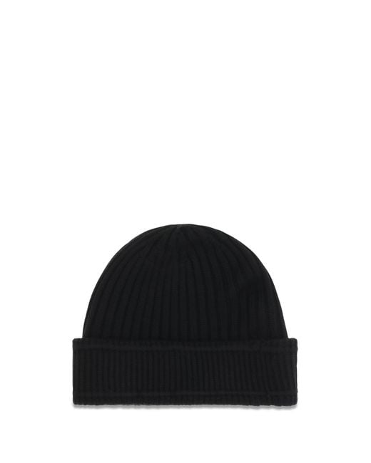 Burberry Black Wool Beanie for men