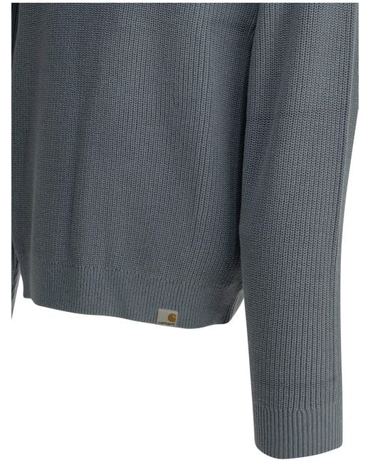 Carhartt Gray Miles Polo Sweater Light for men