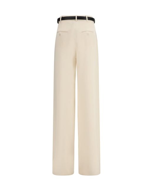 Max Mara White Elegant Pants