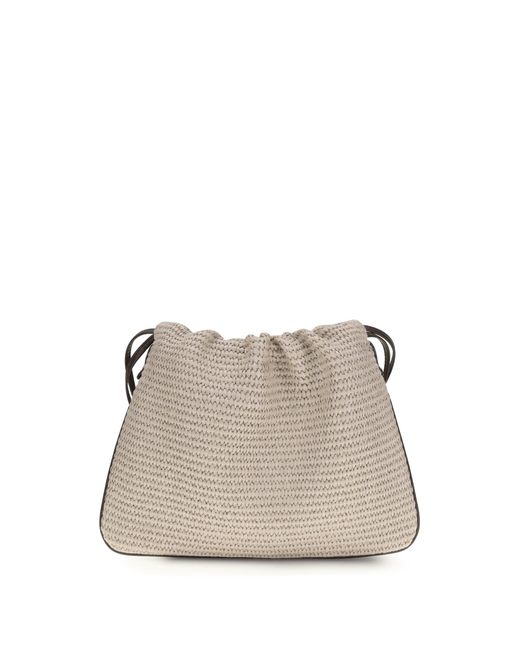 Brunello Cucinelli White Bc Duo Handbag