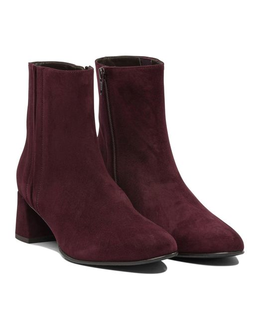 MARETTO® Purple Bordeaux Rubber Ankle Boots