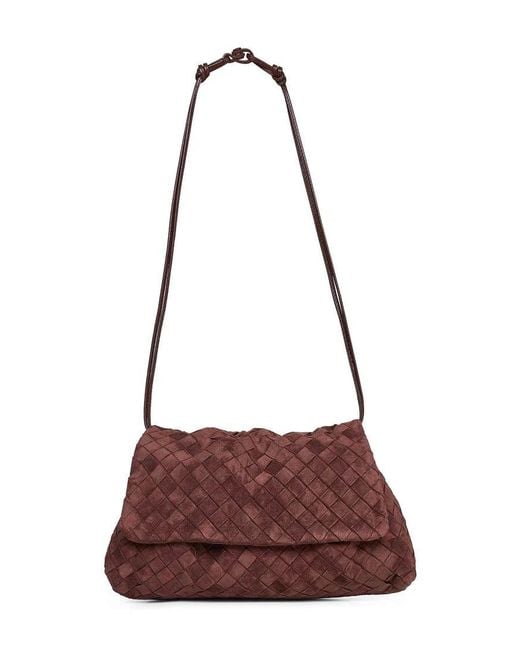 Bottega Veneta Red Medium Crossbody Bag