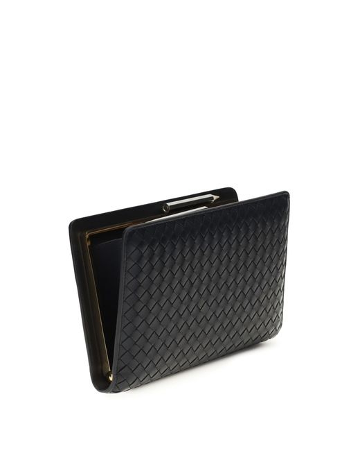 Bottega Veneta Blue Agenda Clutch