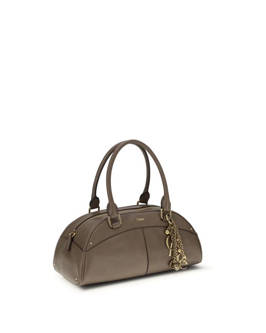 Chloé Natural Chloé Bowling Handbag