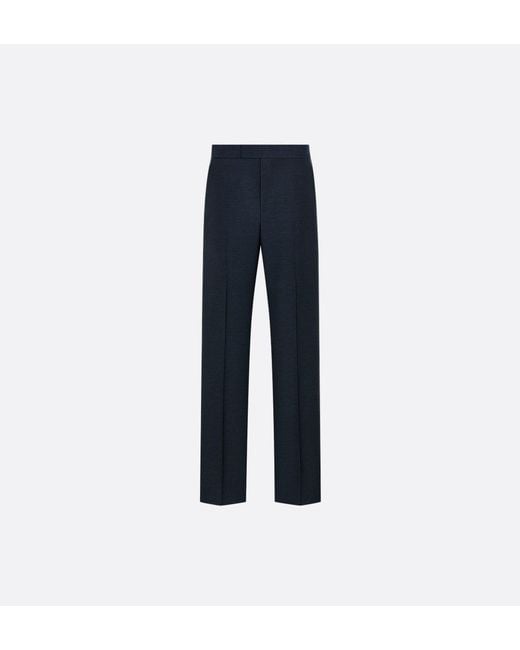 Dior Blue Wool And Mohair Pants for men