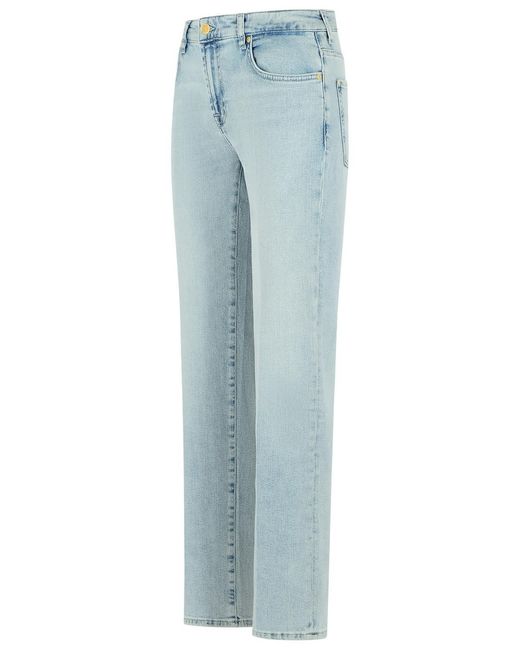 7 For All Mankind Blue Calie Straight Light Jeans