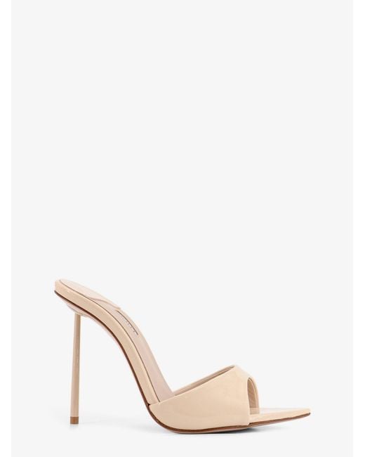 Women's Natural Bella Patent Leather Sandals