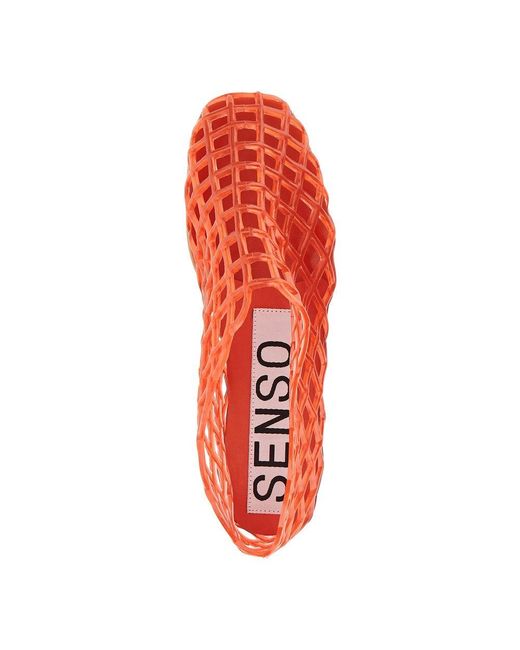 Senso Pink Rubber Netting Shoes