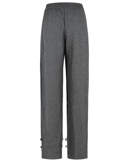 ANDAMANE Gray 'Renee' Polyester Pants