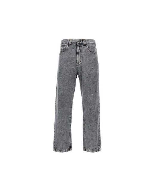 POLAR SKATE Gray '93' Oversized Fit Jeans for men