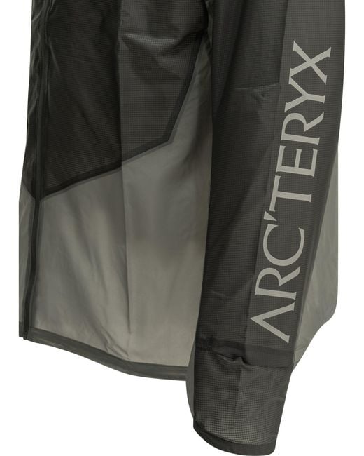 Arc'teryx Gray "Norvan Winshell" Windbreaker Jacket for men