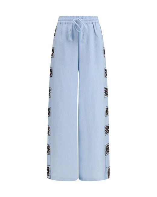 ALÉMAIS Blue Grace Pants Pale