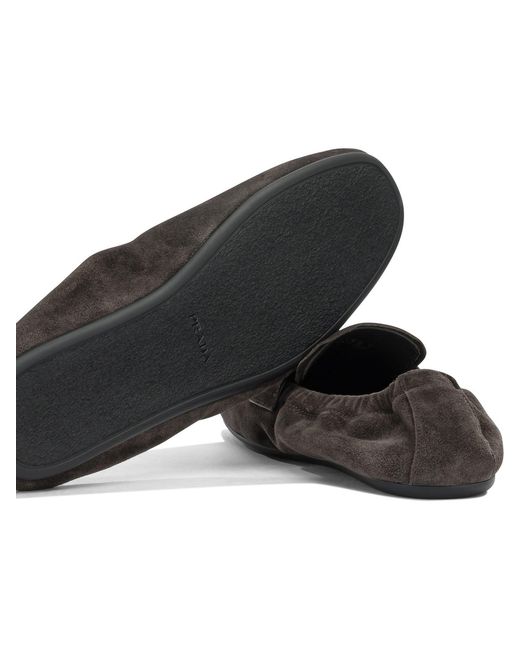 Prada Brown Shuffle Loafers for men