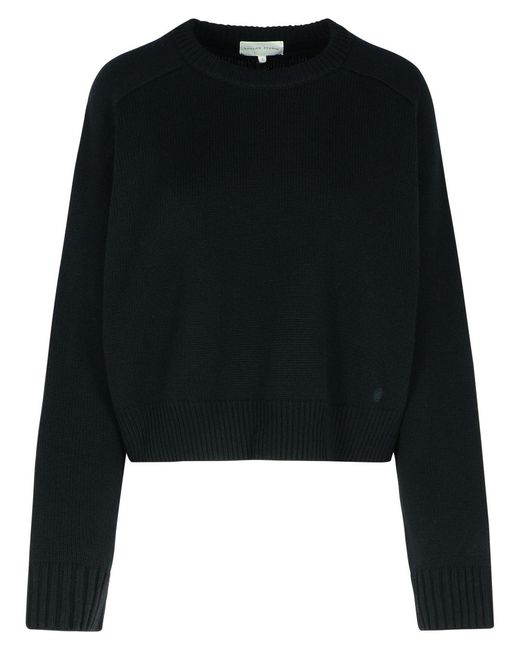 Loulou de Saison Black 'Bruzzi' Cashmere Sweater