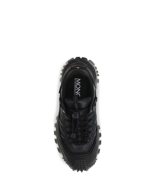 Moncler Black Trailgrip Gtx Low Top Sneakers