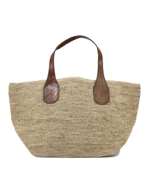 IBELIV Natural Tokyo Iitea Raffia Handbag