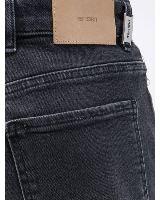 Represent Blue Boot Cut Jeans for men