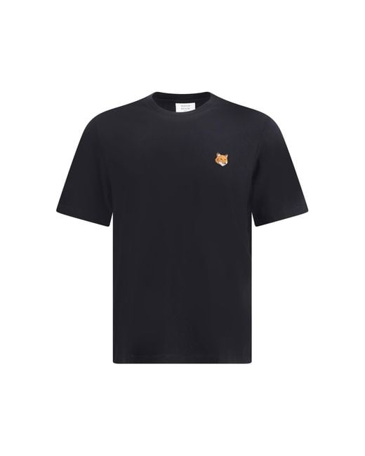 Maison Kitsuné Blue Fox Head Regular T-Shirt for men