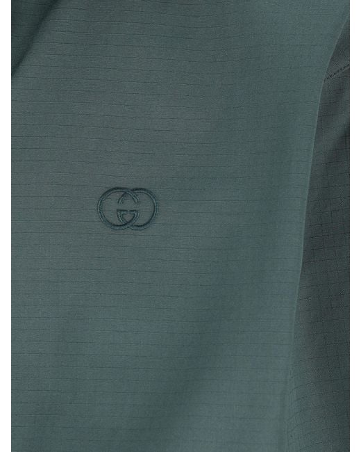 Gucci Green Reversible Gg Jacket for men