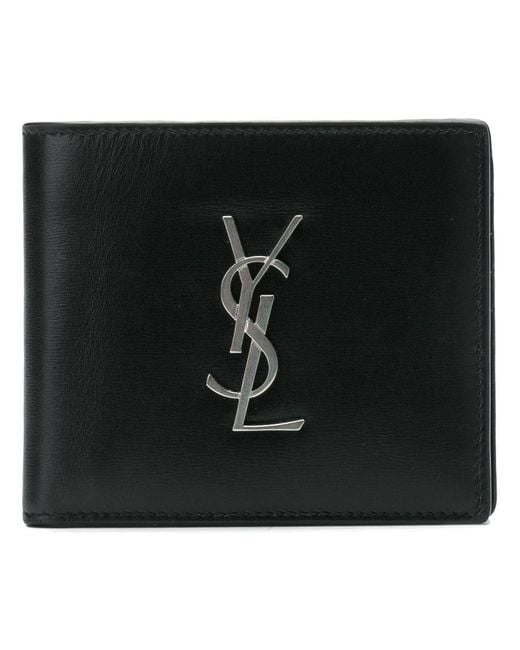 Saint Laurent Black "East/West" Wallet for men