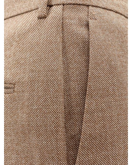 MM6 by Maison Margiela Natural Virgin Wool Trousers