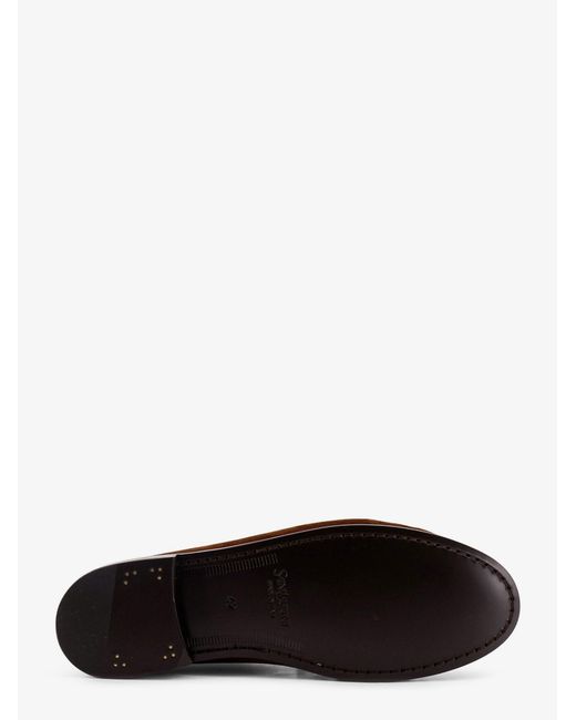 Saint Laurent Brown Le Loafer Suede Loafer for men